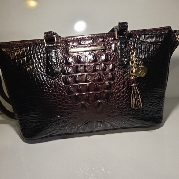 Brahmin Brown Asher Mini Satchel - Picture 9 of 10